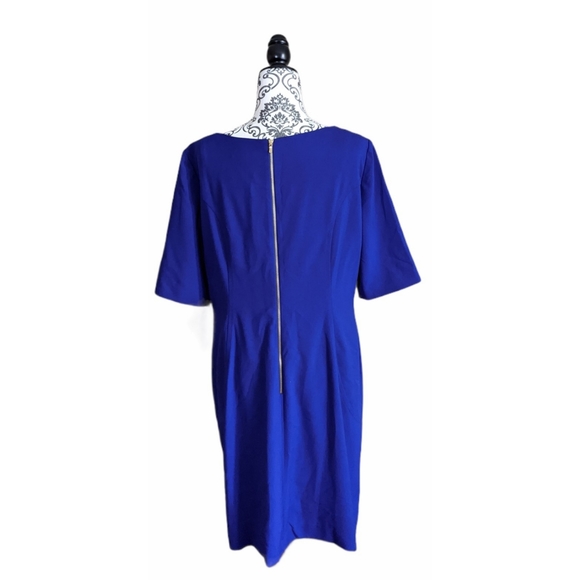 TAHARI ASL Seamed A-Line Dress Size 16 - Picture 5 of 15